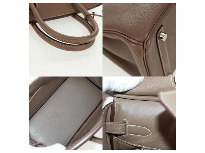 Borsa Hermès Birkin 30 Argento - vista 4