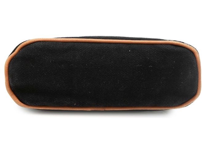 Hermès Schwarze Mini Mini Canvas Bolide Tasche - Ansicht 3