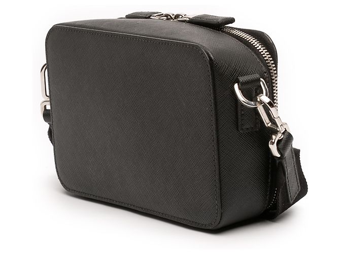 Borsa a tracolla Brique in Saffiano nero di Prada - vista 2