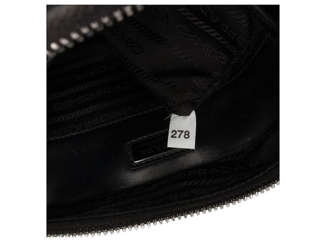Borsa a tracolla Brique in Saffiano nero di Prada - vista 6