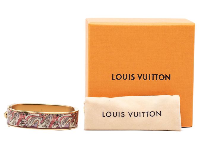 Bracciale Hinge Confidential Monogram in Smalto Placcato Oro Rosa Louis Vuitton S - vista 7