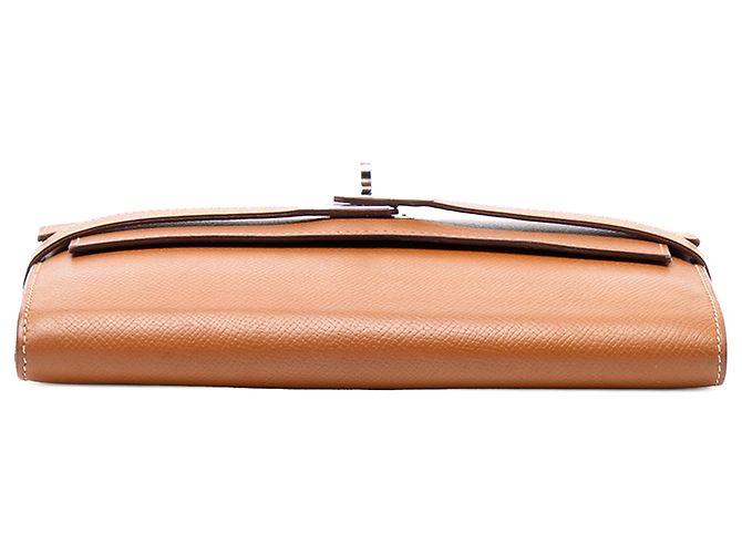 Cartera Longa Kelly en Epsom Marrón Hermès Castaño - vista 3
