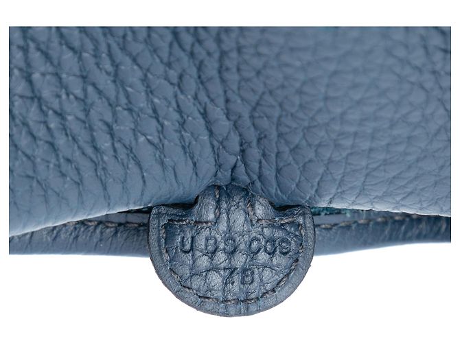 Hermès Blu Clemence Evelyne 16 Amazone Blu navy - vista 6