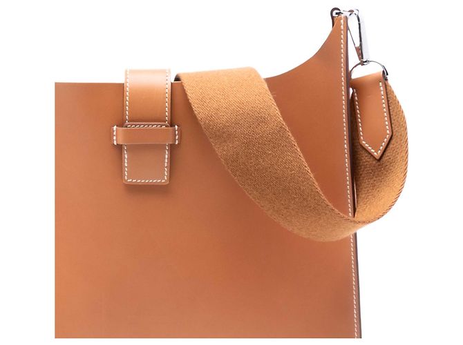 Hermès Borsa Evelyne Sellier 29 in Vache Hunter Marrone - vista 7