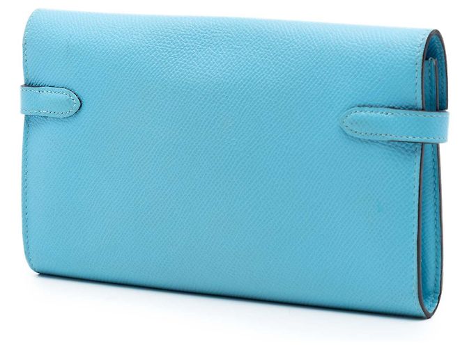 Cartera Longa Kelly en Epsom Azul Hermès Azul claro - vista 2