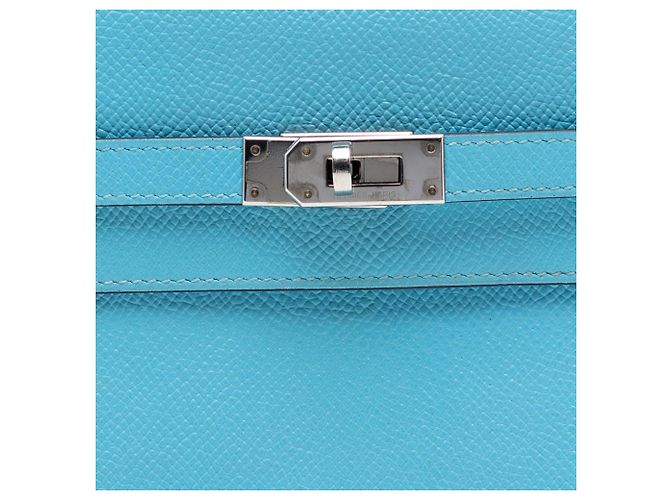 Cartera Longa Kelly en Epsom Azul Hermès Azul claro - vista 6