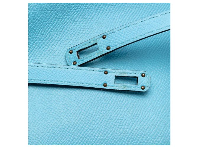 Cartera Longa Kelly en Epsom Azul Hermès Azul claro - vista 7