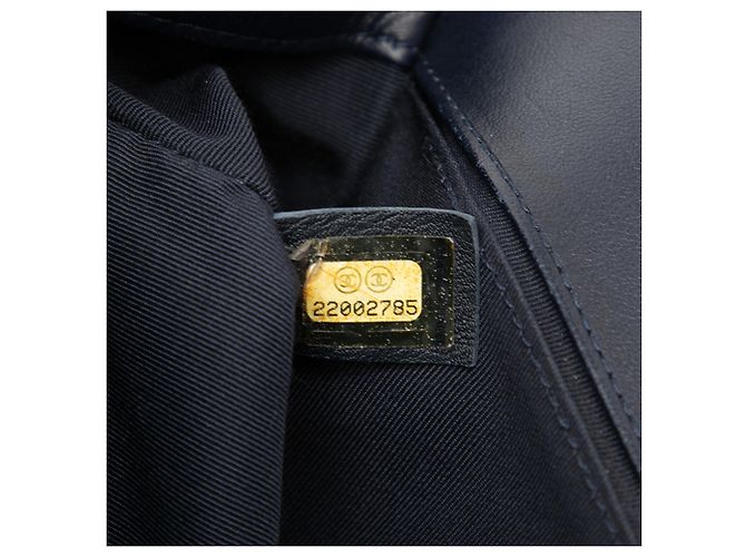 Chanel Schwarz Alt Mittel Gequiltete Lammleder Boy Flap - Ansicht 6