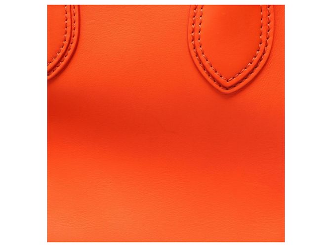Céline Borsa a mano Celine Luggage Mini Shopper Rosso - vista 9
