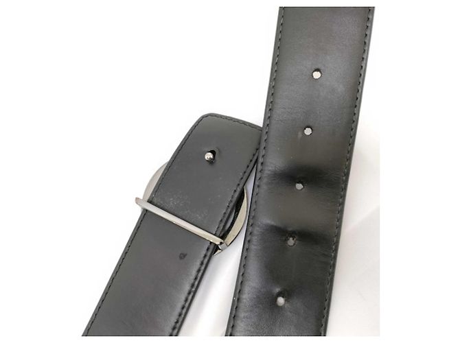 Cintura reversibile in pelle Monogram Eclipse da uomo Louis Vuitton Nero - vista 4