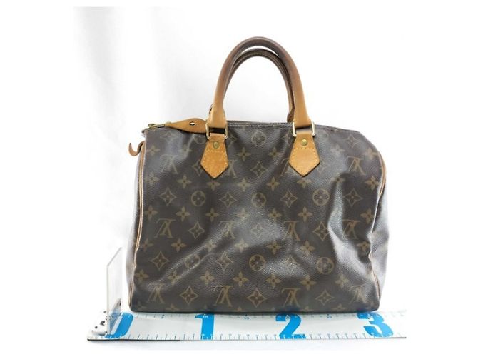 Bolso Louis Vuitton Speedy 35 Castaño - vista 2