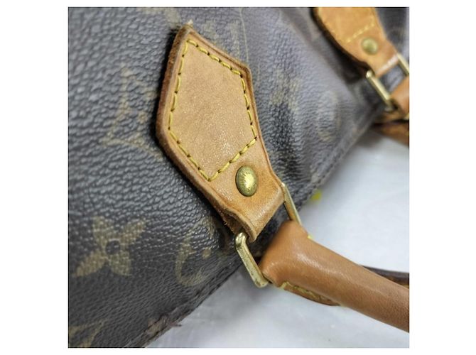 Bolso Louis Vuitton Speedy 35 Castaño - vista 4