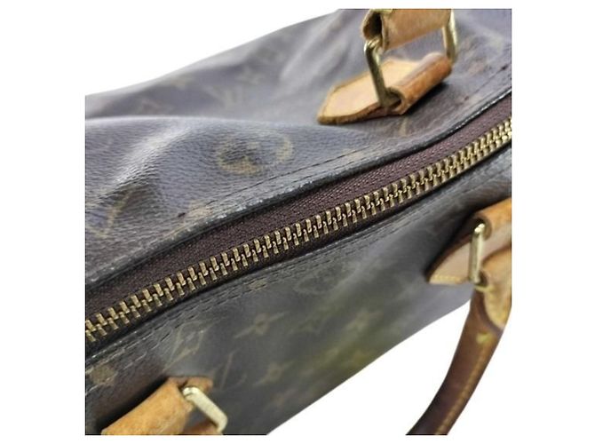 Bolso Louis Vuitton Speedy 35 Castaño - vista 5