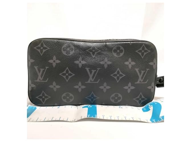 Borsa Pochette Monogram Eclipse Louis Vuitton Marrone Nero - vista 2