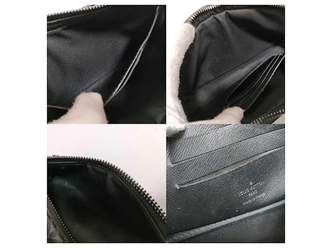 Borsa Pochette Monogram Eclipse Louis Vuitton Marrone Nero - vista 8