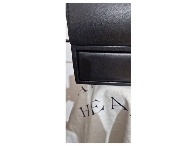 Borsa Gabriela Hearst in pelle nera Nero - vista 12