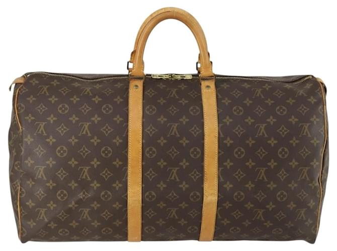 Louis Vuitton Keepall Monogram Canvas 55 Marrone - vista 2