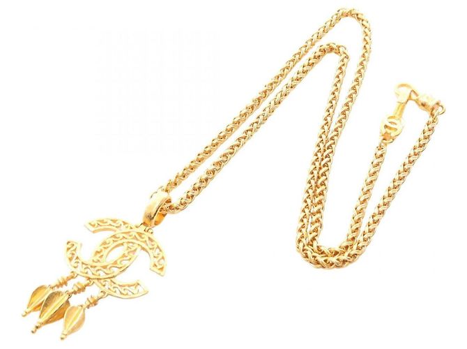 Timeless Collana Placcata Oro Chanel Coco Mark D'oro - vista 3
