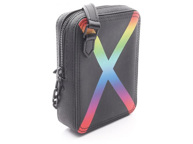 Borsa a Spalla Messenger Danube di Louis Vuitton Nero - vista 2