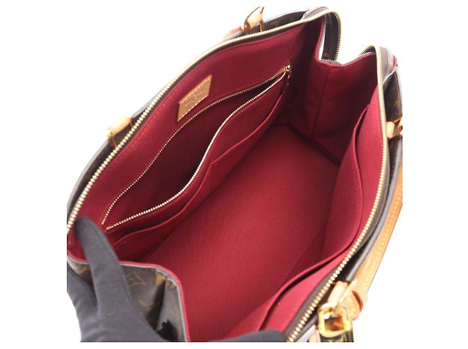 Borsa Louis Vuitton Grand Palais MM Marrone Monogramma - vista 3