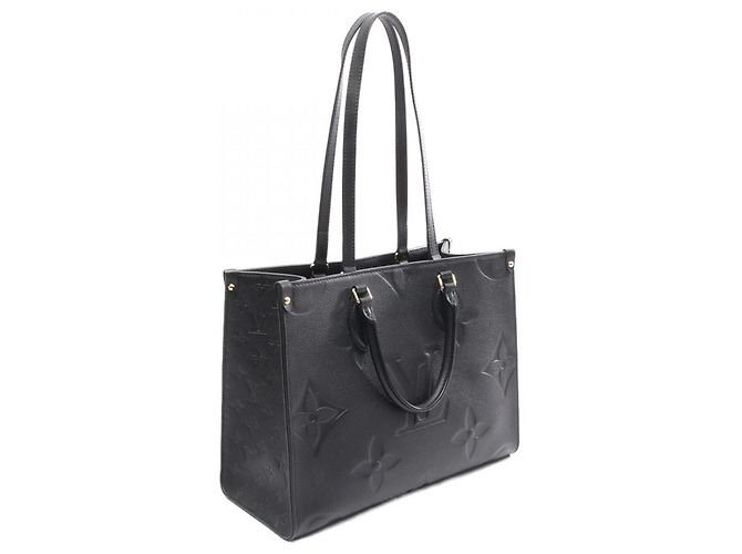 Borsa Tote OnTheGo MM Louis Vuitton Nero - vista 2