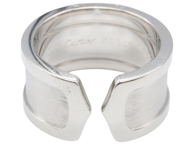 Anello Cartier C2 in oro bianco 18K Argento - vista 2