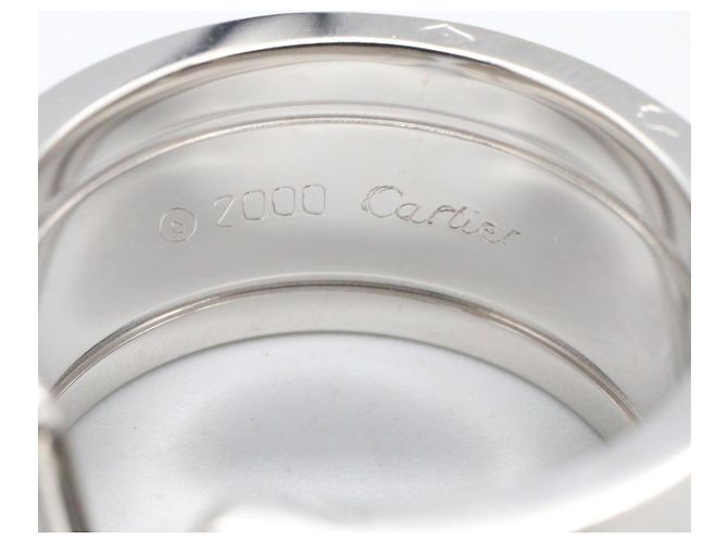 Anello Cartier C2 in oro bianco 18K Argento - vista 4