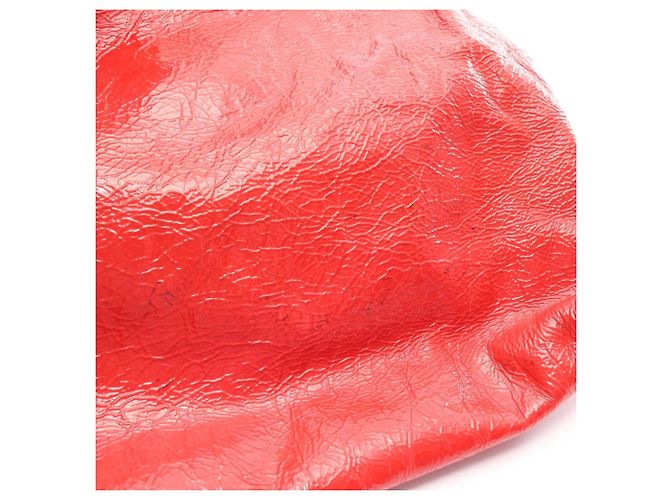 Rote Lackleder Tote Bag von Prada - Ansicht 8