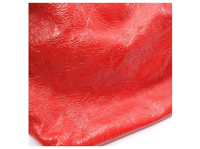 Rote Lackleder Tote Bag von Prada - Ansicht 9
