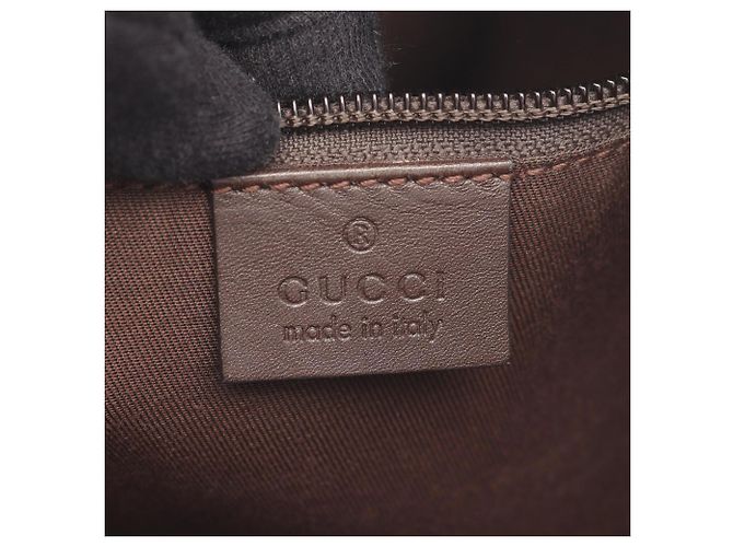 Borsa a Spalla in Tela GG Gucci Marrone Beige - vista 4