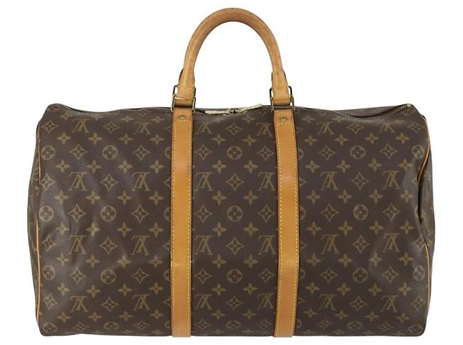 Louis Vuitton Keepall Monogram Canvas 50 Marron - vue 2
