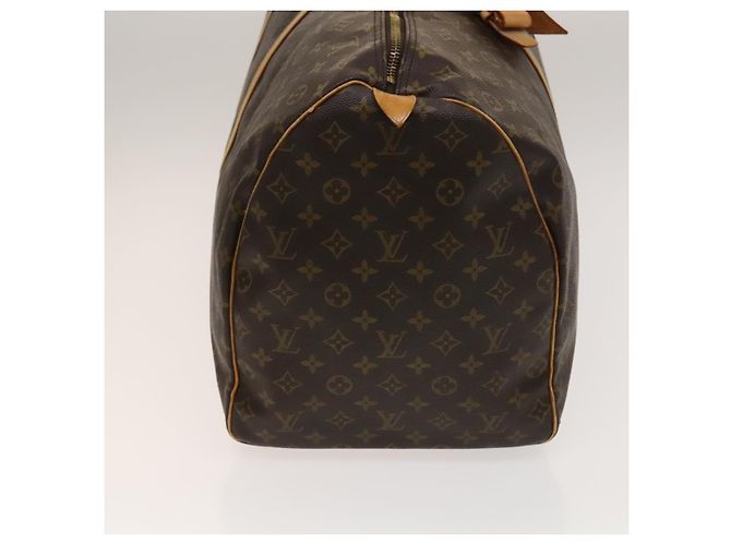 Borsa Keepall Louis Vuitton in tela Monogram 60 Marrone - vista 4