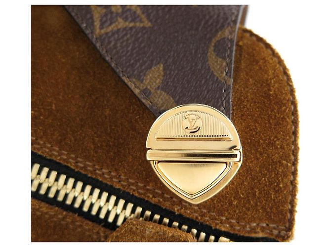 STIVALI ALLA CAVIGLIA JUMBLE IN CAMOSCIO E MONOGRAMMA LOUIS VUITTON 38 Marrone - vista 7