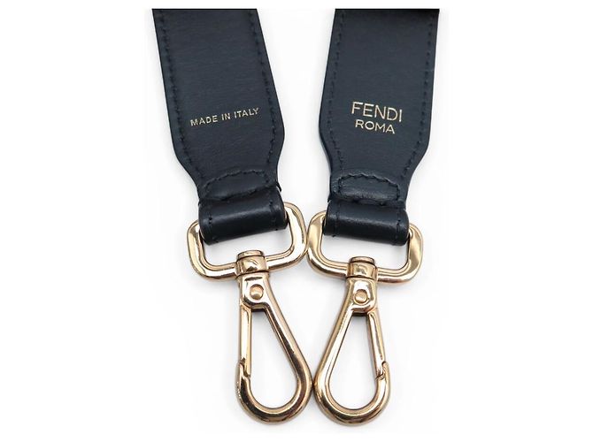 Fendi Black Leather Strap 112 cm for Bag - view 3