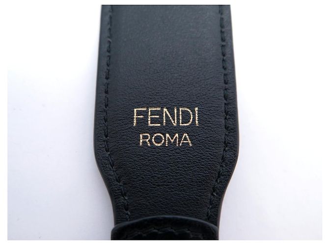Fendi Black Leather Strap 112 cm for Bag - view 5