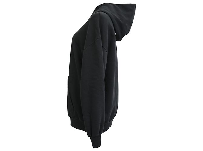 Everyday Felpa con zip Balenciaga in cotone nero - vista 2
