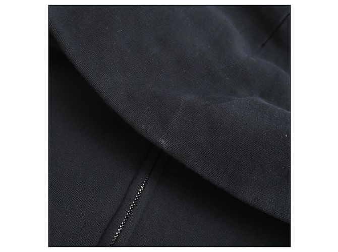 Everyday Felpa con zip Balenciaga in cotone nero - vista 8