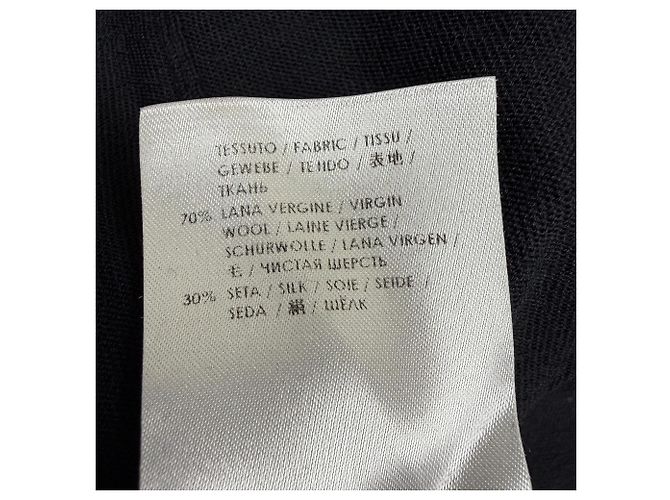 Stella Mc Cartney Stella McCartney Rollkragenpullover aus schwarzer Schurwolle - Ansicht 5