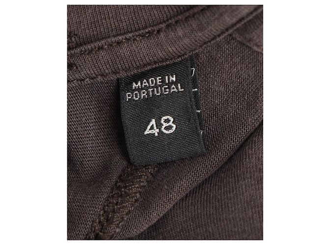 T-shirt a maniche lunghe Tom Ford in lyocell grigio - vista 5