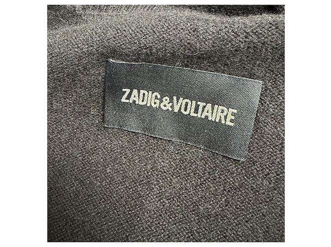 Offenes Vest Zadig & Voltaire aus schwarzer Kaschmir - Ansicht 4