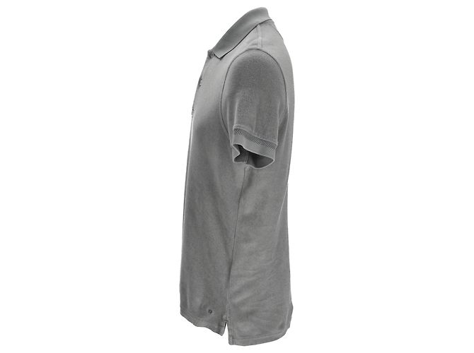 Polo Tom Ford in cotone grigio - vista 2