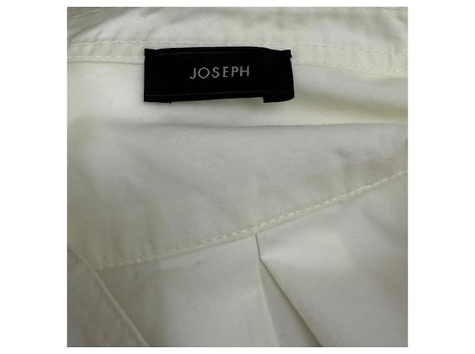 Camicia Button Down Joseph in Cotone Bianco Crudo - vista 4