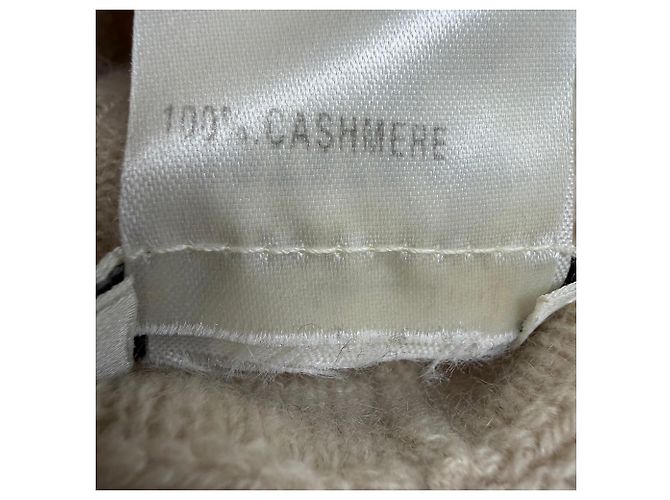 Suéter de gola alta Chloé em cashmere bege - vista 5