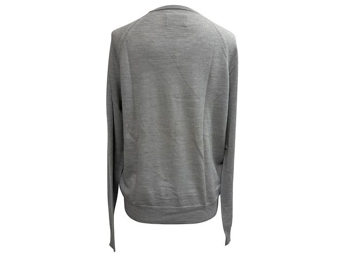 Rime Bis Pullover aus grauer Merinowolle von Zadig & Voltaire - Ansicht 3