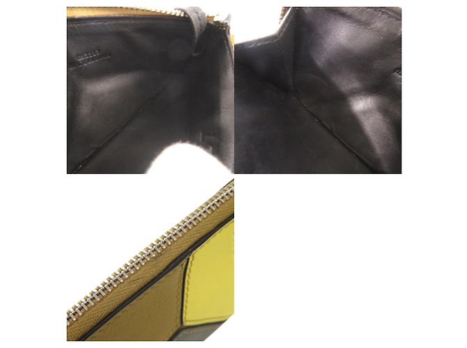 Monedero Puzzle Loewe Multicolor Caqui Amarillo - vista 10