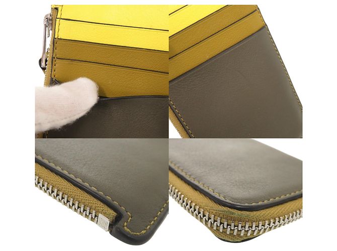 Monedero Puzzle Loewe Multicolor Caqui Amarillo - vista 9