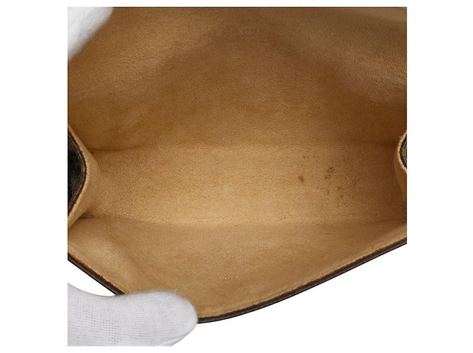 Borsa a Spalla Pochette Florentine Monogram Louis Vuitton Marrone Bronzo - vista 4