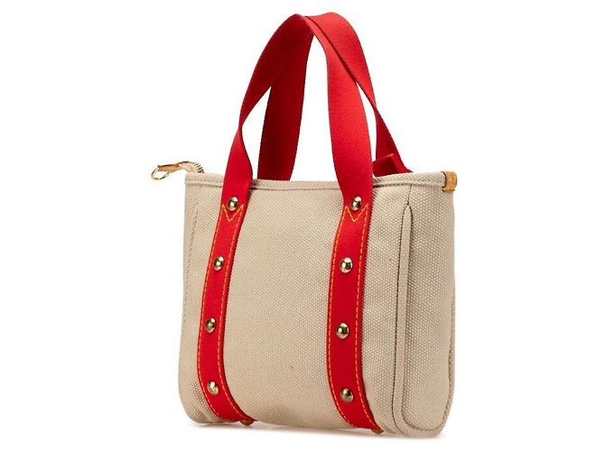 Louis Vuitton Antigua Canvas Handtasche Beige - Ansicht 2