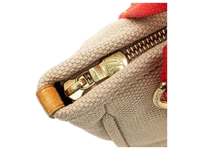 Louis Vuitton Antigua Canvas Handtasche Beige - Ansicht 9