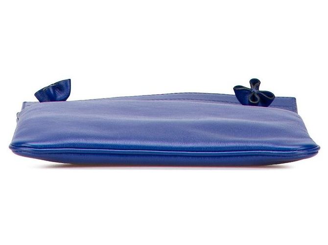 Borsa a Spalla Aline Mini Swift di Hermès Blu - vista 3